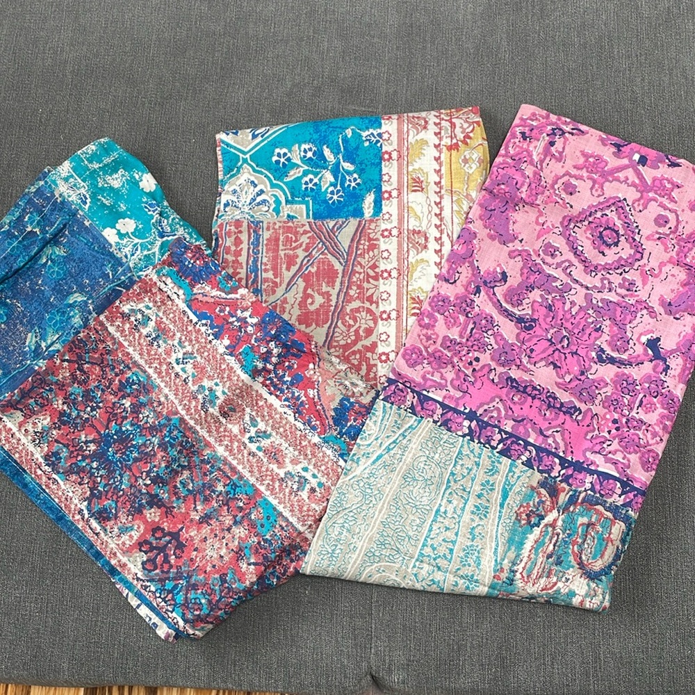 Boho shower curtain